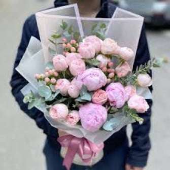 Букет из древовидных пионов №21